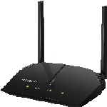 The Netgear R6120 router with Gigabit WiFi, 4 100mbps ETH-ports and
                                                 0 USB-ports