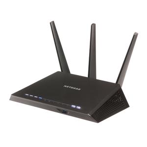 Thumbnail for the Netgear R7000P router with Gigabit WiFi, 4 N/A ETH-ports and
                                         0 USB-ports
