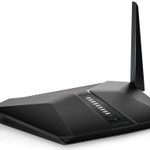 The Netgear RAX40 (Nighthawk AX4) router with Gigabit WiFi, 4 N/A ETH-ports and
                                                 0 USB-ports