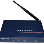 The Netgear WAG102 router with 54mbps WiFi, 1 100mbps ETH-ports and
                                                 0 USB-ports