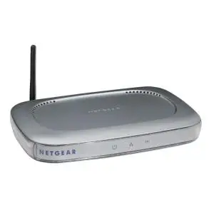 Thumbnail for the Netgear WGE101 router with 54mbps WiFi, 1 100mbps ETH-ports and
                                         0 USB-ports