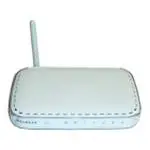 The Netgear WGPS606 router with 54mbps WiFi, 4 100mbps ETH-ports and
                                                 0 USB-ports