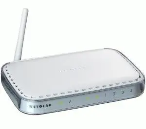 Thumbnail for the Netgear WGR614v2 router with 54mbps WiFi, 4 100mbps ETH-ports and
                                         0 USB-ports