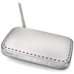 The Netgear WGR614v5 router with 54mbps WiFi, 4 100mbps ETH-ports and
                                                 0 USB-ports