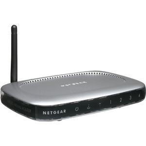 Thumbnail for the Netgear WGT634U router with 54mbps WiFi, 4 100mbps ETH-ports and
                                         0 USB-ports