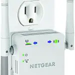 The Netgear WN3000RPv2 router with 300mbps WiFi, 1 100mbps ETH-ports and
                                                 0 USB-ports