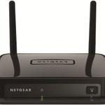 The Netgear WNCE4004 router with 300mbps WiFi, 4 100mbps ETH-ports and
                                                 0 USB-ports
