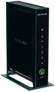 Thumbnail for the Netgear WNR3500Lv2 router with 300mbps WiFi, 4 N/A ETH-ports and
                                         0 USB-ports