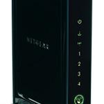 The Netgear WNR3500Lv2 router with 300mbps WiFi, 4 N/A ETH-ports and
                                                 0 USB-ports