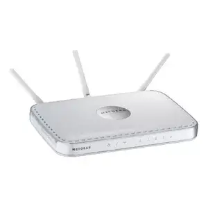 Thumbnail for the Netgear WPNT834 router with 54mbps WiFi, 4 100mbps ETH-ports and
                                         0 USB-ports