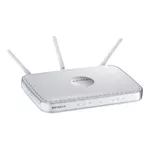 The Netgear WPNT834 router with 54mbps WiFi, 4 100mbps ETH-ports and
                                                 0 USB-ports