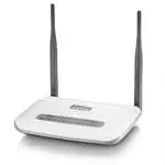The Netis DL4322D router with 300mbps WiFi, 4 100mbps ETH-ports and
                                                 0 USB-ports