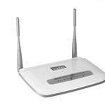 The Netis WF-2404 router with 300mbps WiFi, 4 100mbps ETH-ports and
                                                 0 USB-ports