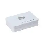 The Netis WF-2405 router with 300mbps WiFi,  100mbps ETH-ports and
                                                 0 USB-ports