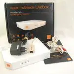The Orange Livebox 2.1 router with 300mbps WiFi, 4 100mbps ETH-ports and
                                                 0 USB-ports