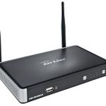 The OvisLink AirLive GW-300NAS router with 300mbps WiFi, 4 N/A ETH-ports and
                                                 0 USB-ports