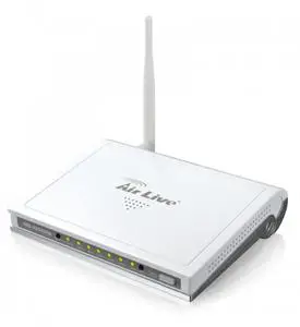 Thumbnail for the OvisLink AirLive WN-220ARM router with 300mbps WiFi, 4 100mbps ETH-ports and
                                         0 USB-ports