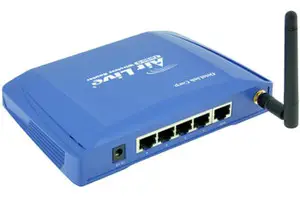 Thumbnail for the OvisLink AirLive WT-2000R router with 54mbps WiFi, 4 100mbps ETH-ports and
                                         0 USB-ports