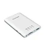 The RAVPower FileHub router with 300mbps WiFi,   ETH-ports and
                                                 0 USB-ports