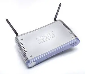 Thumbnail for the SMC SMC2804WBRP-G router with 54mbps WiFi, 4 100mbps ETH-ports and
                                         0 USB-ports