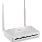 The SMC SMC7904WBRA-N2 router with 300mbps WiFi, 4 100mbps ETH-ports and
                                                 0 USB-ports