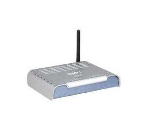 Thumbnail for the SMC SMC7904WBRA2 router with 54mbps WiFi, 4 100mbps ETH-ports and
                                         0 USB-ports