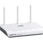 The SMC SMCWBR14-3GN router with 300mbps WiFi, 4 100mbps ETH-ports and
                                                 0 USB-ports