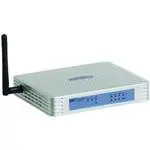The SMC SMCWBR14-G router with 54mbps WiFi, 4 100mbps ETH-ports and
                                                 0 USB-ports