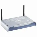 The SMC SMCWBR14S-N2 router with 300mbps WiFi, 4 100mbps ETH-ports and
                                                 0 USB-ports