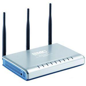 Thumbnail for the SMC SMCWEB-N router with 300mbps WiFi, 4 100mbps ETH-ports and
                                         0 USB-ports
