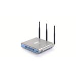 The SMC SMCWGBR14-N router with 300mbps WiFi, 4 N/A ETH-ports and
                                                 0 USB-ports
