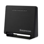 The Sagemcom F@ST 4315 HP router with No WiFi,   ETH-ports and
                                                 0 USB-ports