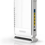 The Sitecom WLR-4100 router with 300mbps WiFi, 4 N/A ETH-ports and
                                                 0 USB-ports