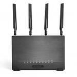 The Sitecom WLR-9500 router with Gigabit WiFi, 4 N/A ETH-ports and
                                                 0 USB-ports