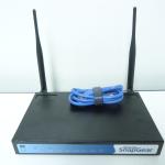 The SnapGear SG565 router with 54mbps WiFi, 4 100mbps ETH-ports and
                                                 0 USB-ports
