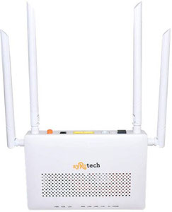 Thumbnail for the SyRotech SY-GPON-1110-WDONT router with 300mbps WiFi, 1 100mbps ETH-ports and
                                         0 USB-ports