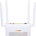 The SyRotech SY-GPON-1110-WDONT router with 300mbps WiFi, 1 100mbps ETH-ports and
                                                 0 USB-ports