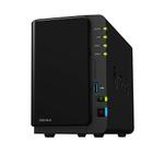 The Synology DiskStation DS412+ router with No WiFi, 2 Gigabit ETH-ports and
                                                 0 USB-ports