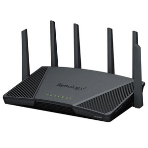 Thumbnail for the Synology RT6600ax router with Gigabit WiFi, 4 N/A ETH-ports and
                                         0 USB-ports