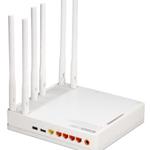 The TOTOLINK A6004NS router with Gigabit WiFi, 4 N/A ETH-ports and
                                                 0 USB-ports
