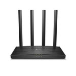 The TP-LINK Archer A6 v3.0 router with Gigabit WiFi, 4 N/A ETH-ports and
                                                 0 USB-ports