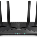 The TP-LINK Archer AX1500 router with Gigabit WiFi, 4 N/A ETH-ports and
                                                 0 USB-ports