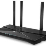 The TP-LINK Archer AX1800 router with Gigabit WiFi, 4 N/A ETH-ports and
                                                 0 USB-ports