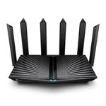 The TP-LINK Archer AX3200 router with Gigabit WiFi, 4 N/A ETH-ports and
                                                 0 USB-ports
