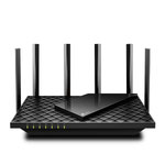 The TP-LINK Archer AX73 router with Gigabit WiFi, 4 N/A ETH-ports and
                                                 0 USB-ports