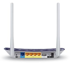 Thumbnail for the TP-LINK Archer C20 v1.x router with Gigabit WiFi, 4 100mbps ETH-ports and
                                         0 USB-ports