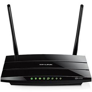 Thumbnail for the TP-LINK Archer C5 v1.x router with Gigabit WiFi, 4 N/A ETH-ports and
                                         0 USB-ports