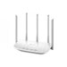 The TP-LINK Archer C60 v1.x router has Gigabit WiFi, 4 100mbps ETH-ports and 0 USB-ports. 