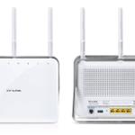 The TP-LINK Archer VR200 router with Gigabit WiFi, 4 N/A ETH-ports and
                                                 0 USB-ports