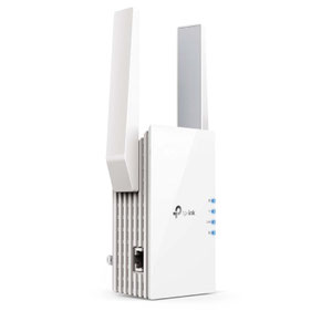 Thumbnail for the TP-LINK RE505X router with Gigabit WiFi, 1 N/A ETH-ports and
                                         0 USB-ports